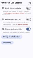 Unknown Call Blocker screenshot 1