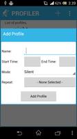 Profile Scheduler captura de pantalla 1