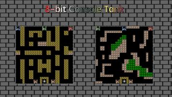 8-bit Console Tank الملصق