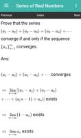 Series of Real Numbers تصوير الشاشة 2