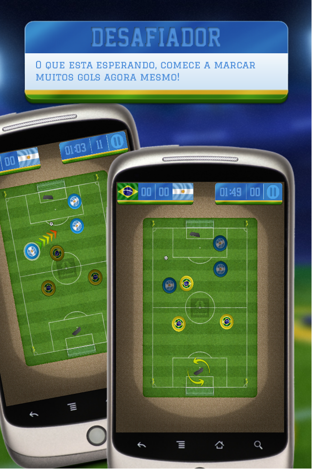 Download do APK de Futebol de Botão 2 Jogadores para Android