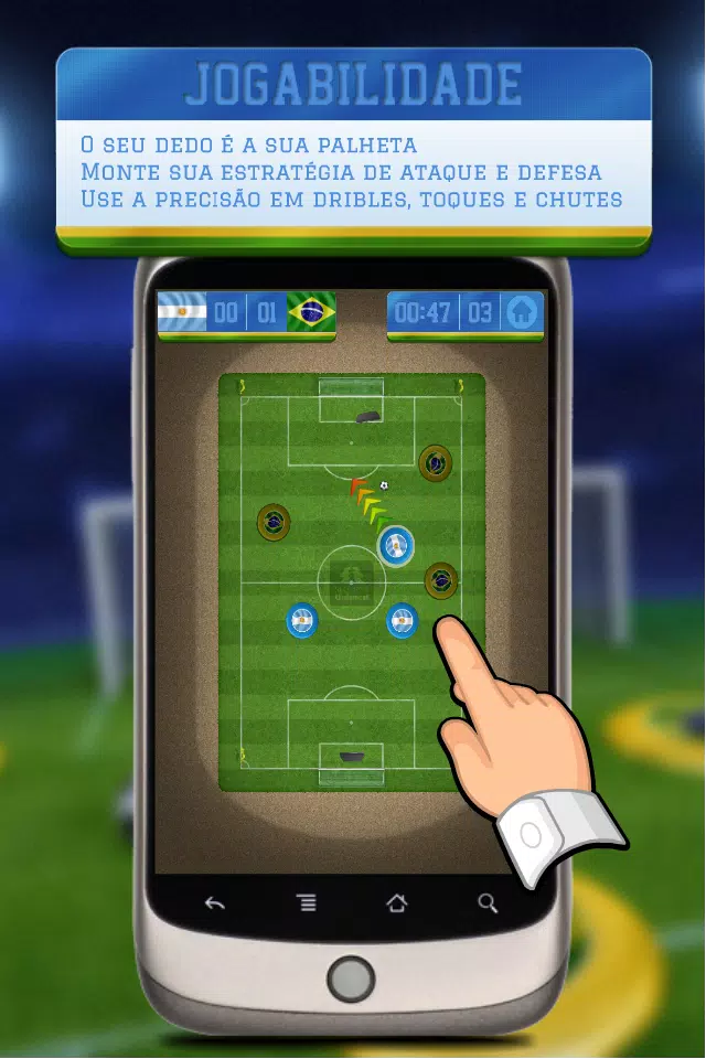G1 - 'Super Button Soccer', game brasileiro de futebol de botão, é