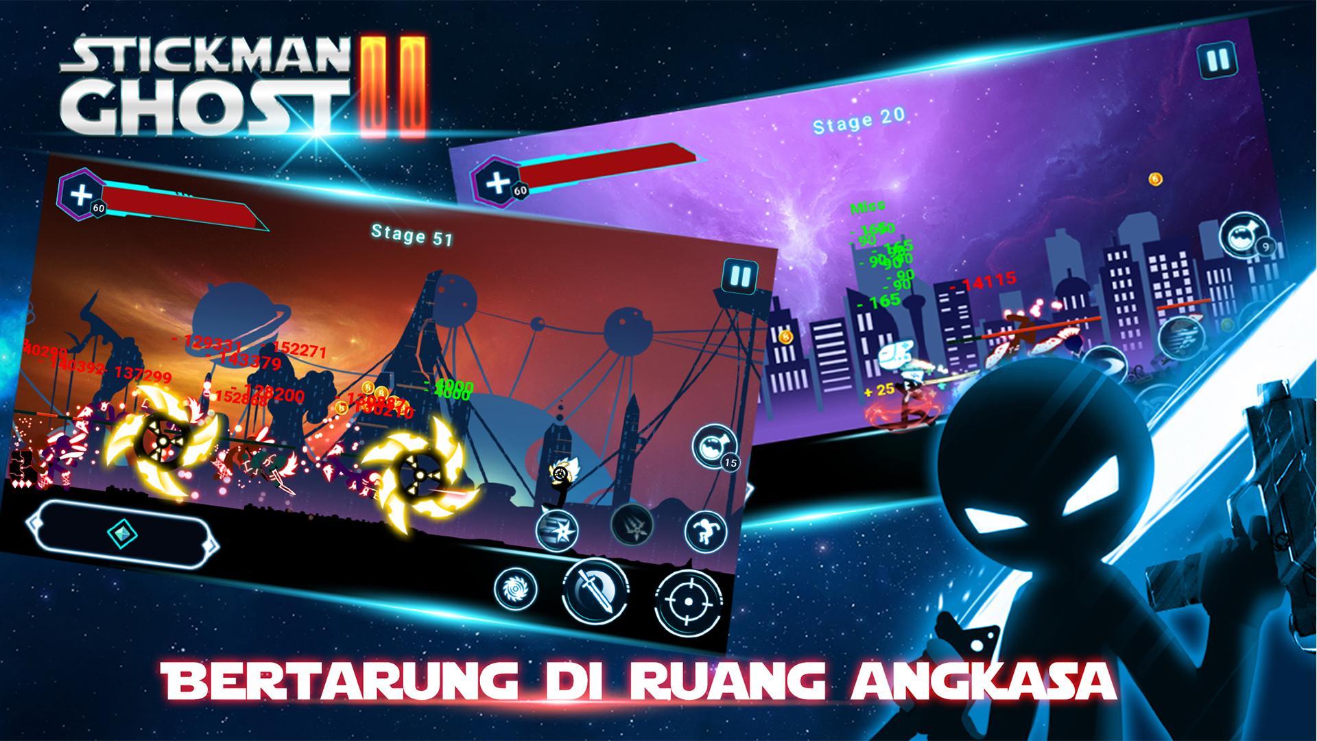 Stickman Ghost 2 merupakan game stickman terbaik android