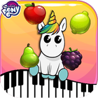 Unicorn Little Pony Piano Game icône