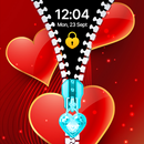 হার্ট জিপার স্ক্রিন লক APK