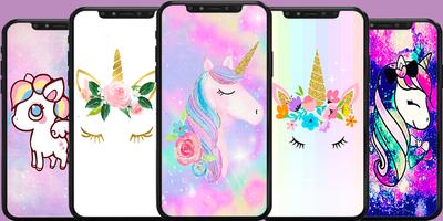 Cute Kawaii Unicorn Wallpapers स्क्रीनशॉट 1