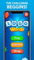Logo Words - Connect letters Affiche