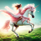 Unicorn Flying Horse Simulator أيقونة