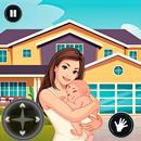 maman Simulateur Bébé Se souci APK