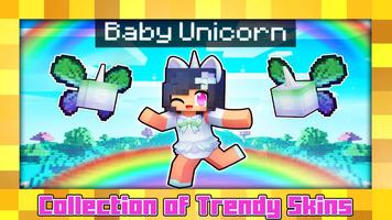 Unicorn skins - rainbow pack screenshot 3