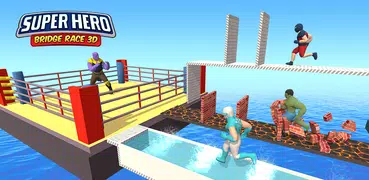 Superhero Bridge Race 3D