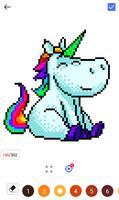 unicorn pug - màu theo số & pixel vẽ ảnh chụp màn hình 1