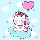 Unicorn Wallpaper | Kawaii Wallpaper Cute icône