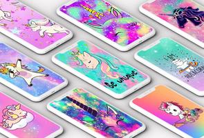 Unicorn Wallpaper Plakat