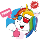 Unicorn Stickers for Whatsapp Zeichen