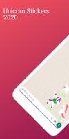 Unicorn Stickers for Whatsapp Plakat