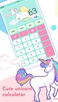 Unicorn calculator Affiche