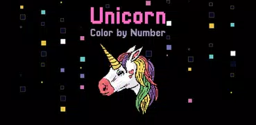 Unicornio Colorear con Numeros