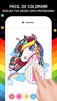 Unicornio Colorear con Numeros captura de pantalla 2