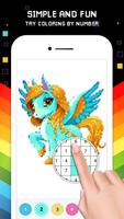 Unicorn Color by Number syot layar 1