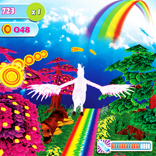 Unicorn Dash Fly Pegasus 3D HD