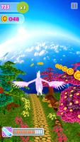 Unicorn Dash Fly Pegasus 3D постер