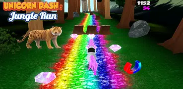 Unicorn Dash Jungle Run 3D