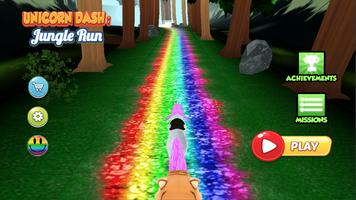 Unicorn Dash Jungle Run 3D 海報