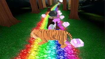 Unicorn Dash Jungle Run 3D ảnh chụp màn hình 1