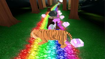 Unicorn Dash Jungle Run 3D स्क्रीनशॉट 1