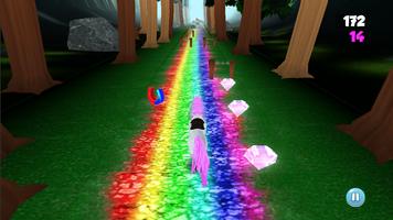 Unicorn Dash Jungle Run 3D اسکرین شاٹ 2