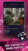 Unicorn Video Lock Diary captura de pantalla 1