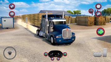 American Truck Sim Cargo Truck captura de pantalla 2