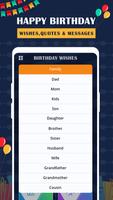 Birthday Wishes Messages Poems скриншот 3