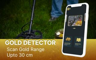 Gold detector; Metal detector Plakat
