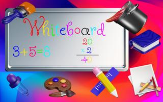 Whiteboard - sketch book Plakat