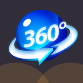 360 Panorama Camera-icoon