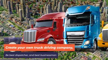 American Truck Manager Sim Affiche