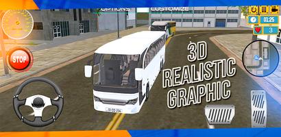 Bus Parking 3D Simulator Games Plakat