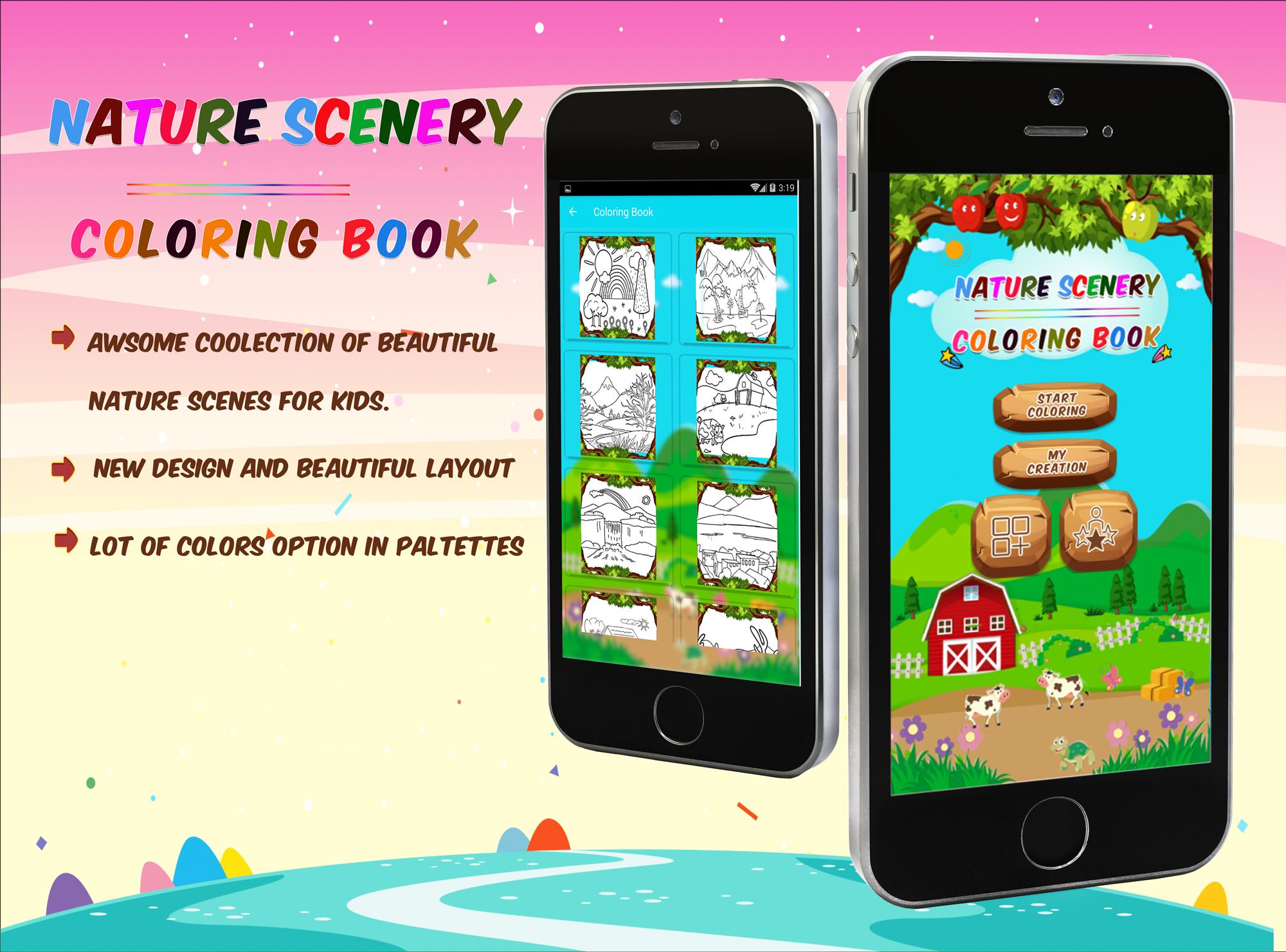 Download Nature Scenery Coloring Book For Android Apk Download