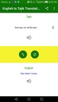 English Tajik Translator screenshot 1