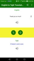 English Tajik Translator screenshot 2