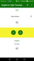 English Tajik Translator screenshot 3