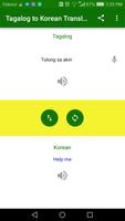 2 Schermata Tagalog to Korean Translation