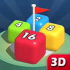 Merge Blocks 3D icon