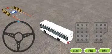 3D Estacionar de Autobús