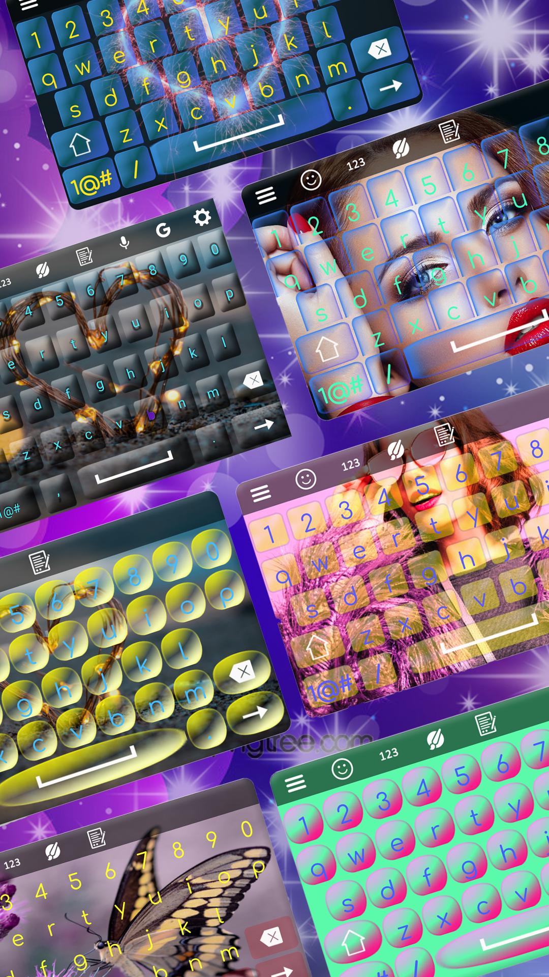 LED Keyboard Themes & Photo Keyboard Background APK pour Android Télécharger