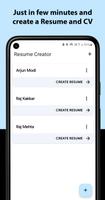 Resume Builder - CV Maker ảnh chụp màn hình 1