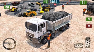 Heavy Coal Cargo Truck Sim पोस्टर