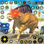 Scary Wild Cow Rampage Game icône